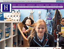 Tablet Screenshot of heathcoteschool.co.uk